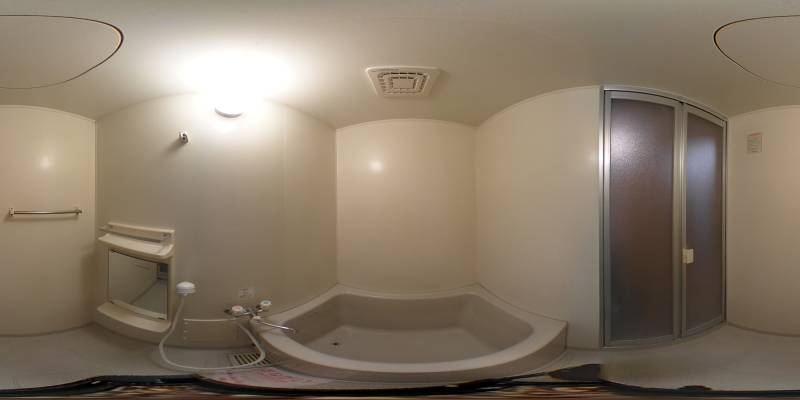 パノラマ画像バスルーム