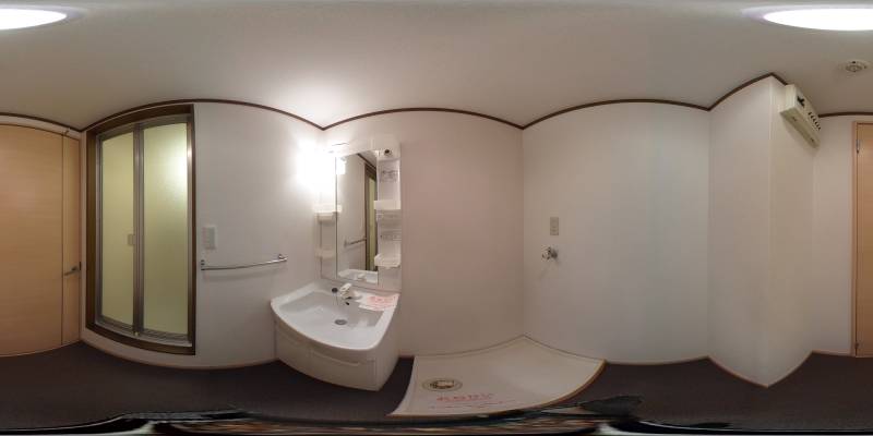 パノラマ画像洗面所