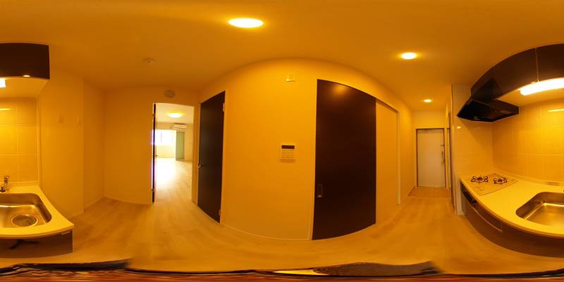 パノラマ画像キッチン