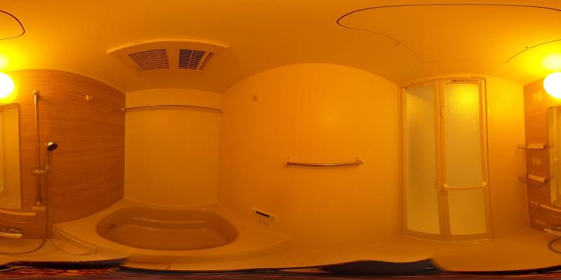 パノラマ画像バスルーム