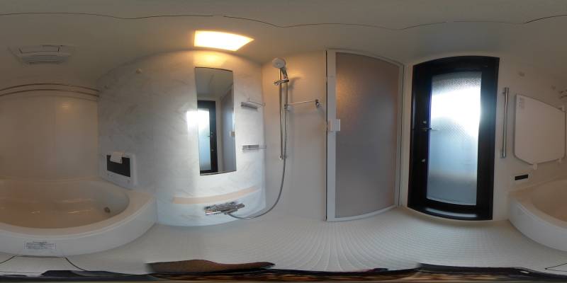 パノラマ画像バスルーム