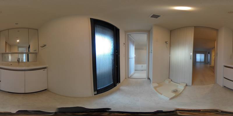 パノラマ画像洗面所