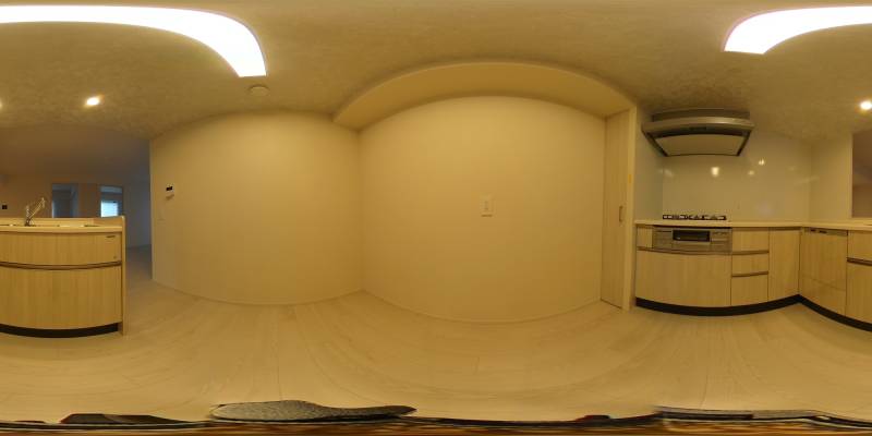 パノラマ画像キッチン