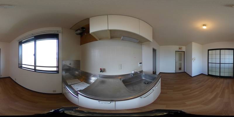 パノラマ画像キッチン