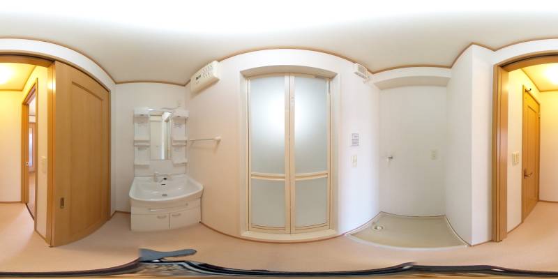 パノラマ画像洗面所