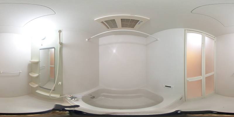 パノラマ画像バスルーム