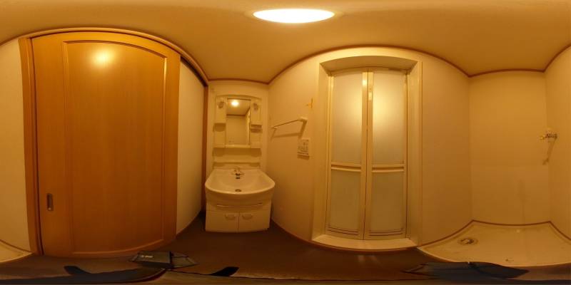 パノラマ画像洗面所