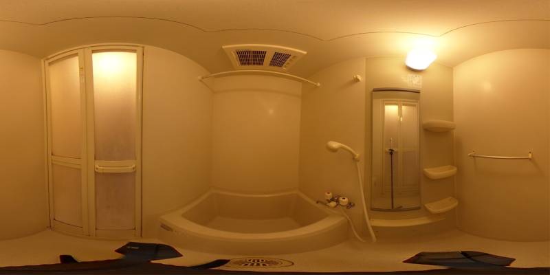 パノラマ画像バスルーム