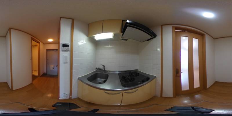 パノラマ画像キッチン