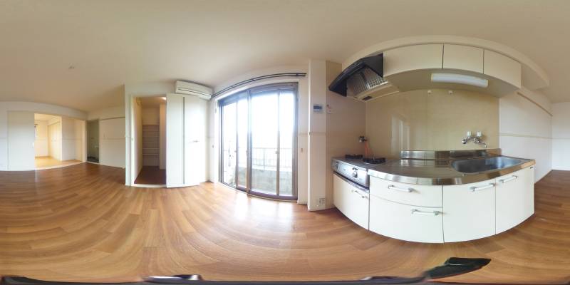 パノラマ画像キッチン