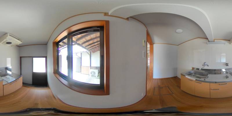 パノラマ画像キッチン