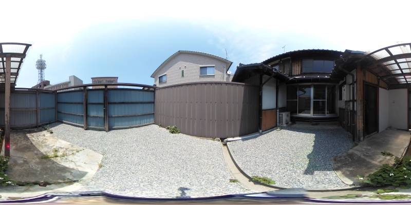 パノラマ画像庭