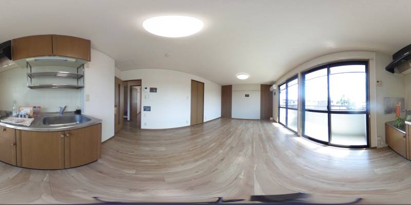 パノラマ画像キッチン