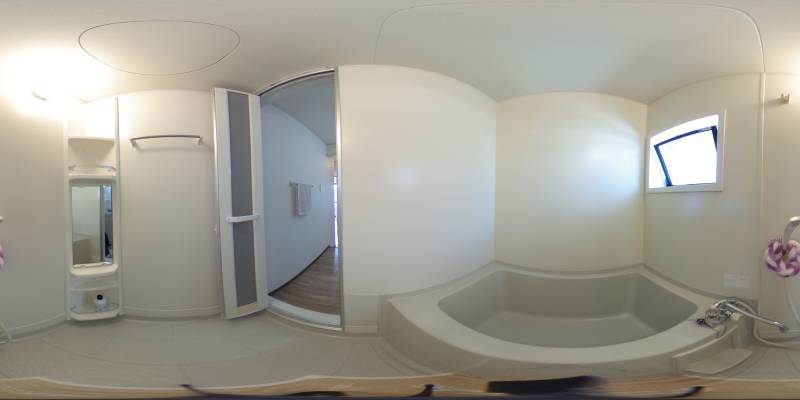 パノラマ画像バスルーム