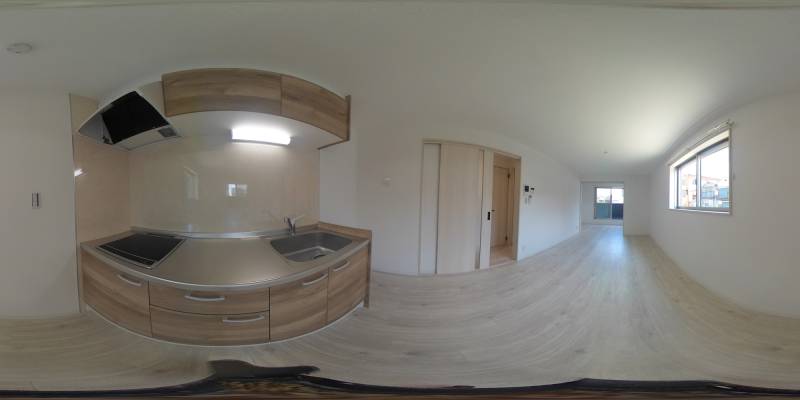 パノラマ画像キッチン