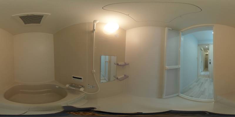 パノラマ画像バスルーム