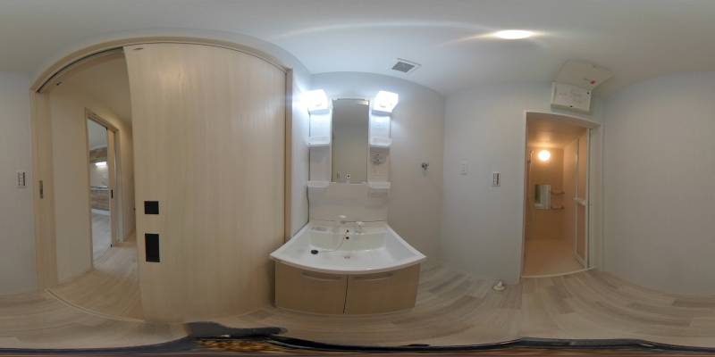 パノラマ画像洗面所