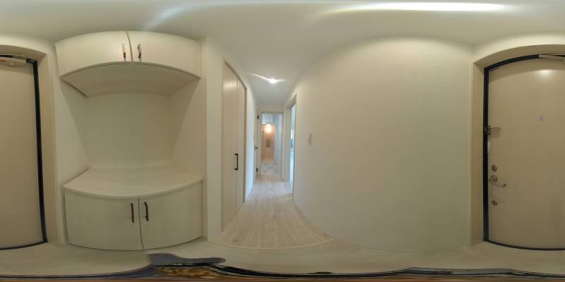 パノラマ画像玄関