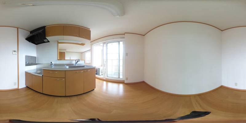 パノラマ画像キッチン