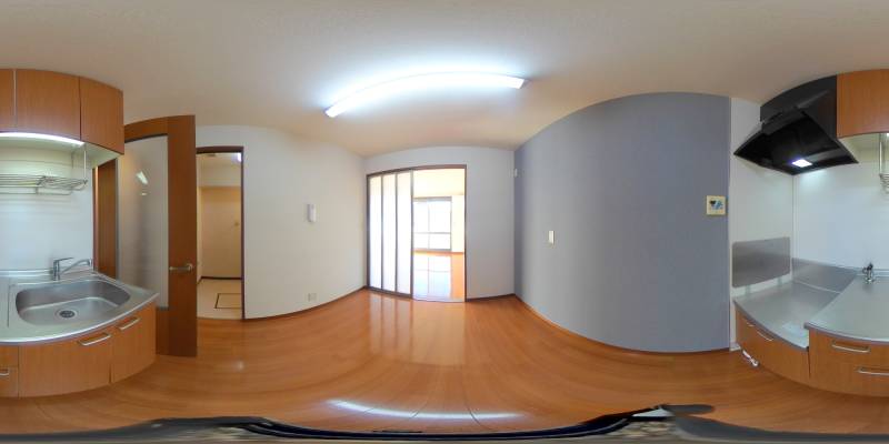 パノラマ画像キッチン