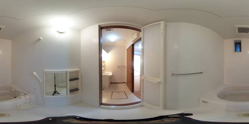 パノラマ画像バスルーム