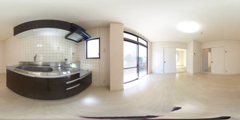 パノラマ画像キッチン