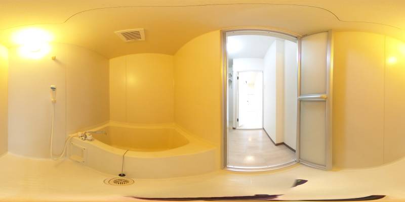 パノラマ画像バスルーム