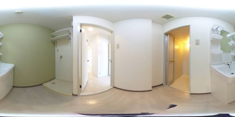 パノラマ画像洗面所