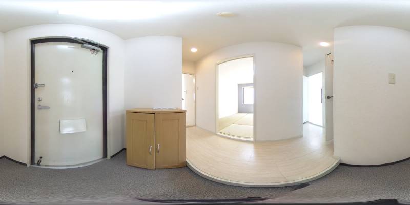 パノラマ画像玄関