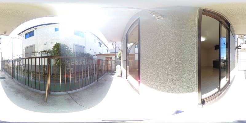 パノラマ画像バルコニー