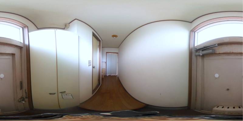 パノラマ画像玄関