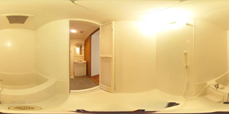 パノラマ画像バスルーム