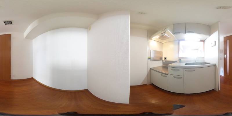 パノラマ画像キッチン