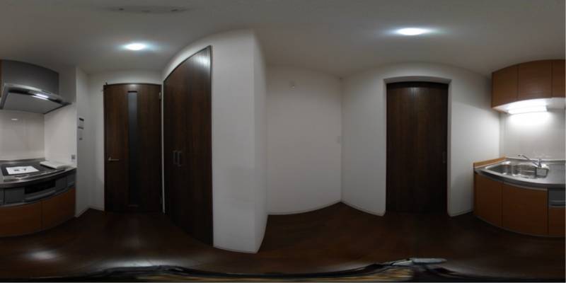 パノラマ画像キッチン