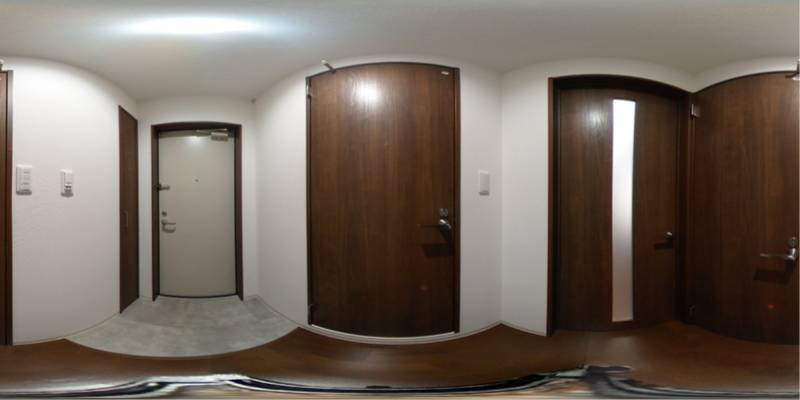 パノラマ画像玄関