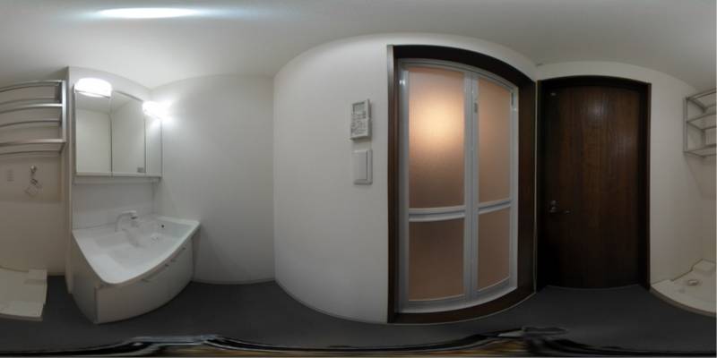 パノラマ画像洗面所