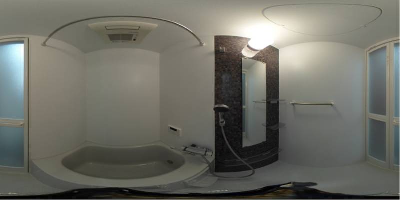 パノラマ画像バスルーム