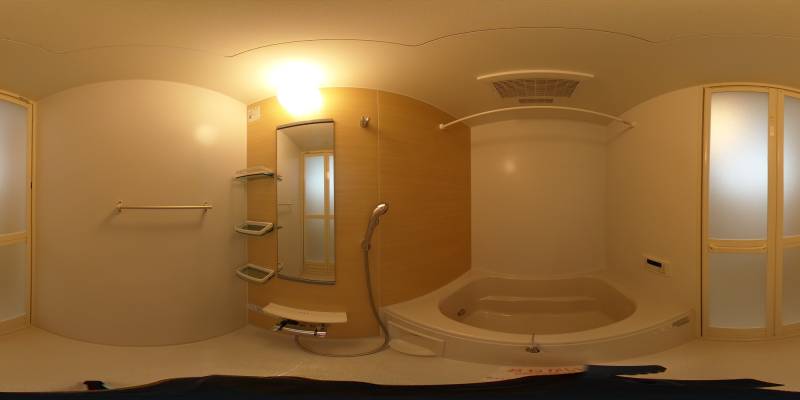 パノラマ画像バスルーム