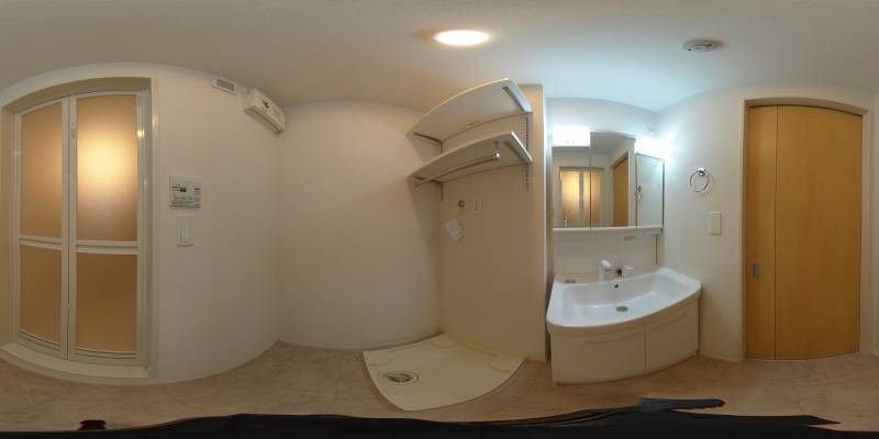 パノラマ画像洗面所