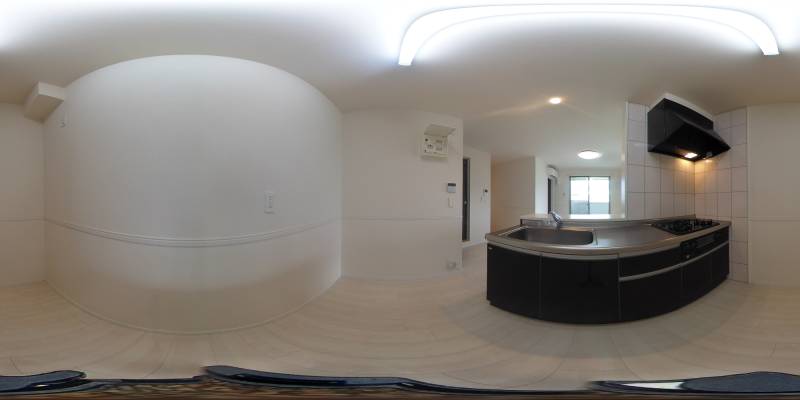 パノラマ画像キッチン