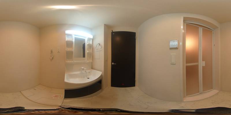 パノラマ画像洗面所