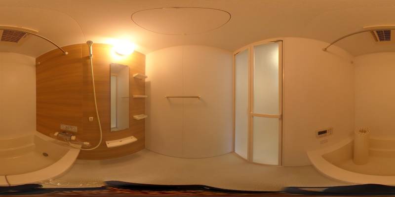 パノラマ画像バスルーム