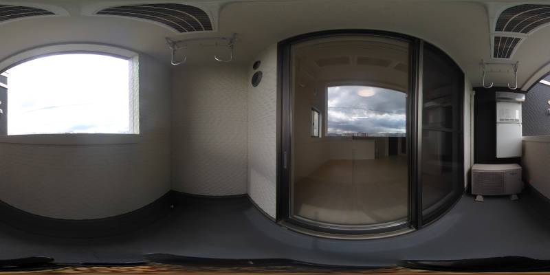 パノラマ画像バルコニー