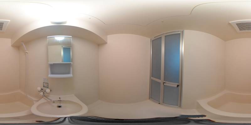 パノラマ画像バスルーム