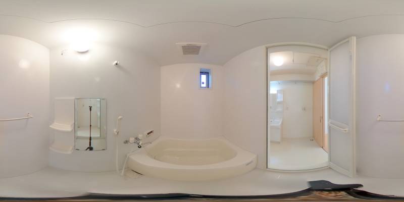 パノラマ画像バスルーム