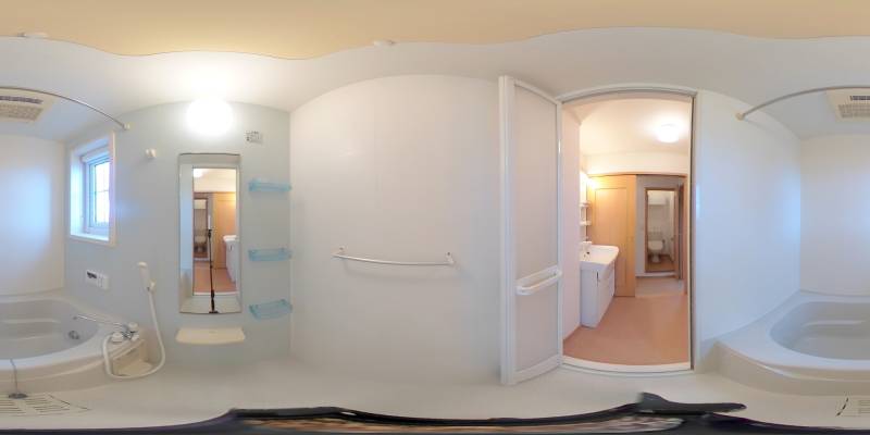 パノラマ画像バスルーム