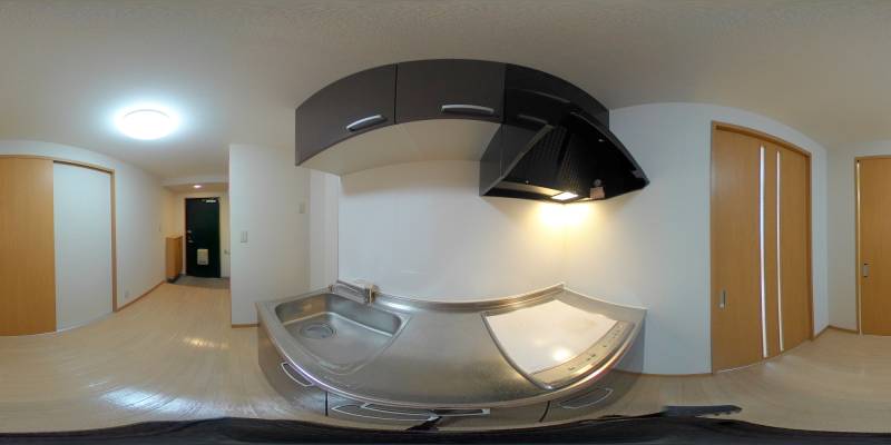 パノラマ画像キッチン