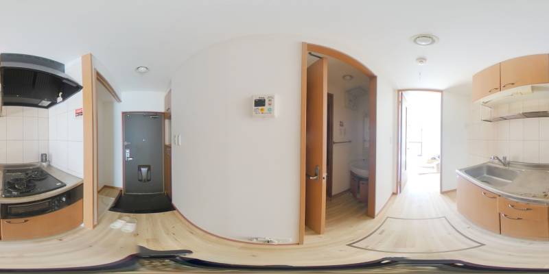 パノラマ画像キッチン