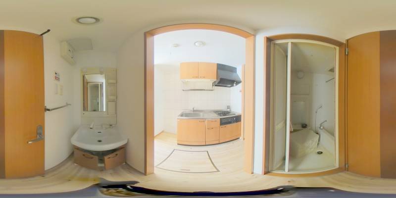 パノラマ画像洗面所