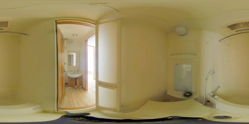 パノラマ画像バスルーム